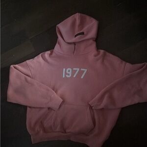 Pink unisex Essentials hoodie